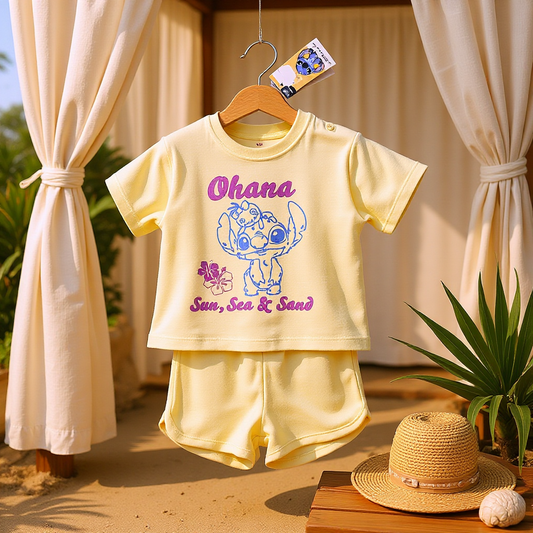 CONJUNTO BEBE STITCH