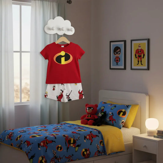 PIJAMA PARA NIÑOS DISEÑO LOS INCREIBLES