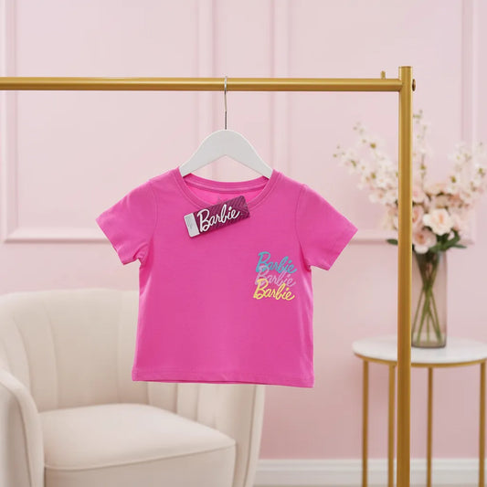 POLERA FUCSIA BARBIE PARA NIÑAS
