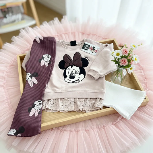 CONJUNTO MINNIE PARA NIÑA