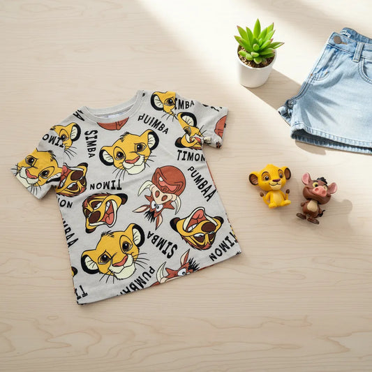 POLERA REY LEON PARA NIÑO