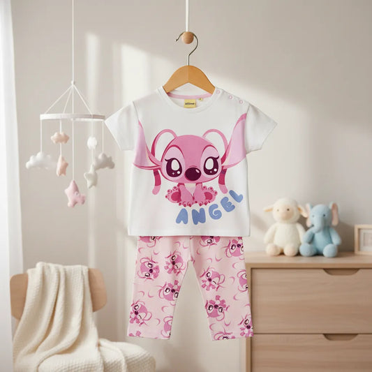 CONJUNTO PARA BEBE MOTIVO ANGEL