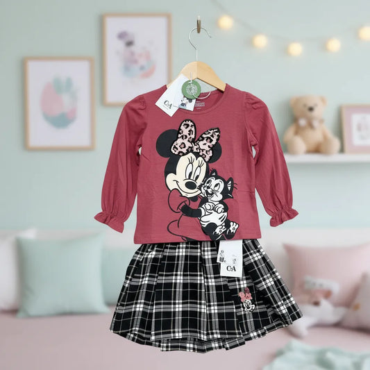 CONJUNTO MINNIE PARA NIÑAS