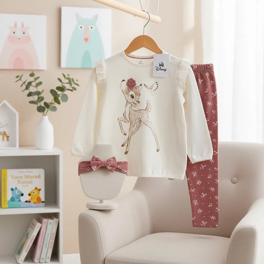 CONJUNTO TRES PIEZAS BAMBIE BEBE