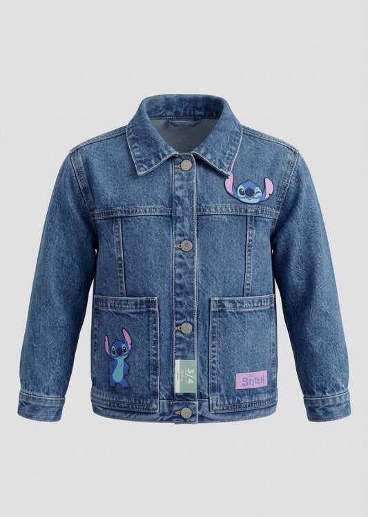 CHAQUETA JEANS STITCH GUIÑO