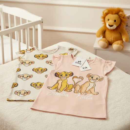 SET DE DOS POLERAS SIMBA Y NALA