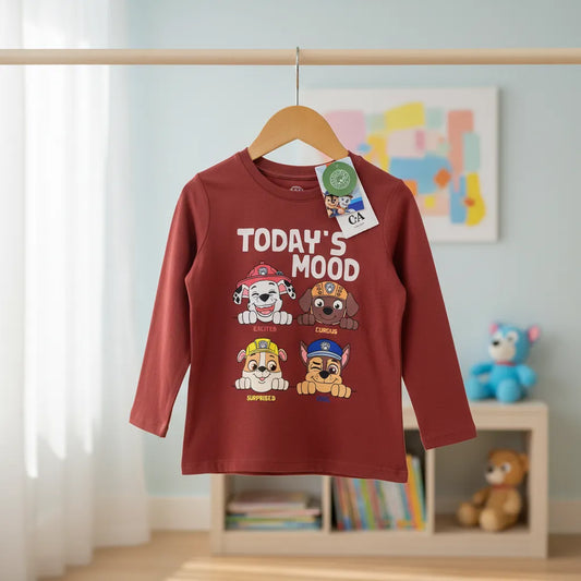 POLERA MANGA LARGA PAW PATROL