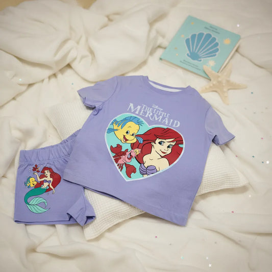 SET DE PIJAMAS ARIEL, PERSONAJE DE LA SIRENITA PARA NIÑAS