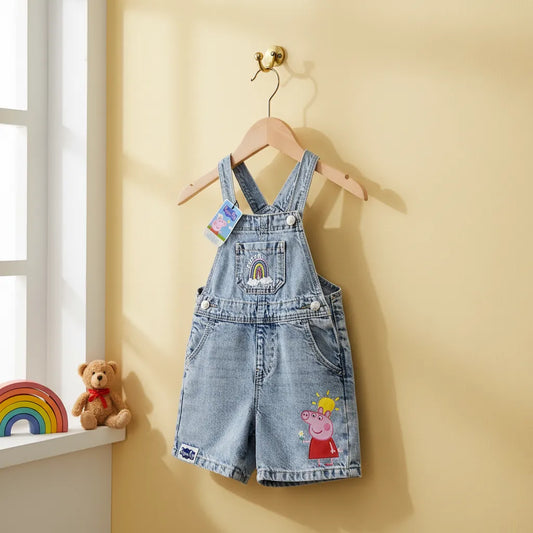 JARDINERA DE MEZCLILLA  PEPPA PIG