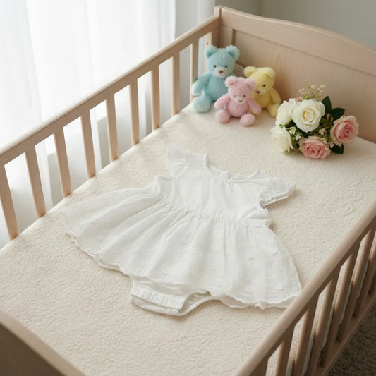 VESTIDO BLANCO PARA BEBE