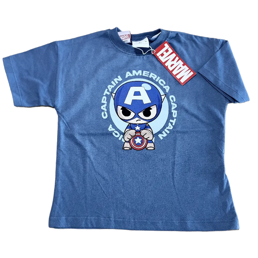 POLERA PARA NIÑO CAPITAN AMERICA