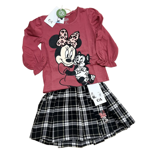 CONJUNTO MINNIE PARA NIÑAS