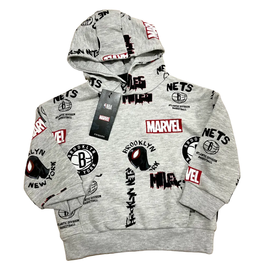 POLERON GRIS MILES MORALES