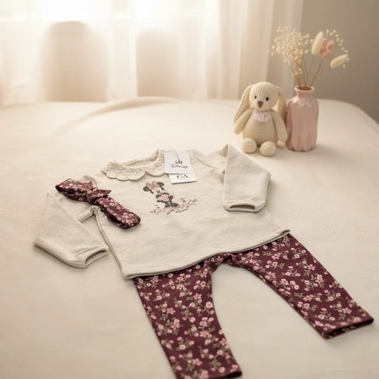 CONJUNTO TRES PIEZAS MINNIE