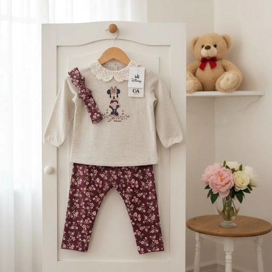 CONJUNTO TRES PIEZAS MINNIE