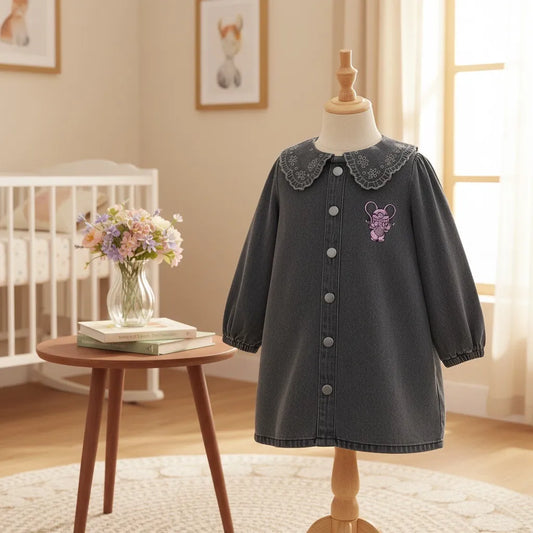 VESTIDO DE JEANS ANGEL PARA NIÑAS