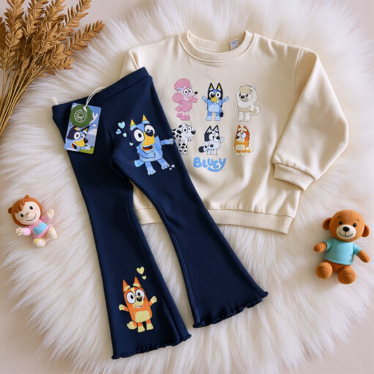 CONJUNTO BLUEY PARA NIÑAS